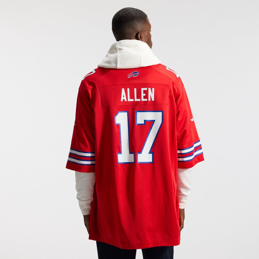Josh Allen Buffalo Bills Nike Red Alternate Game Jersey