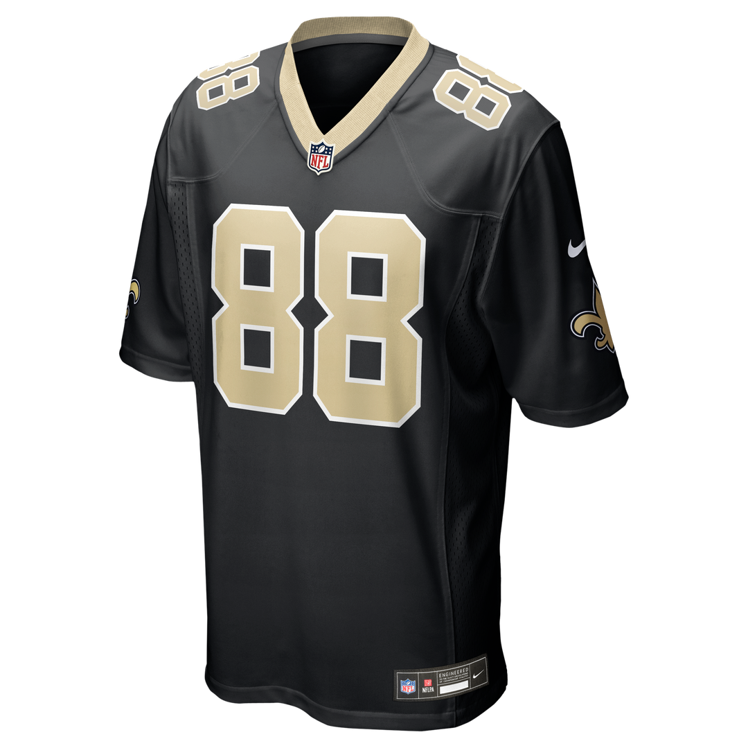 Shaquan Davis New Orleans Saints Nike Black Game Jersey
