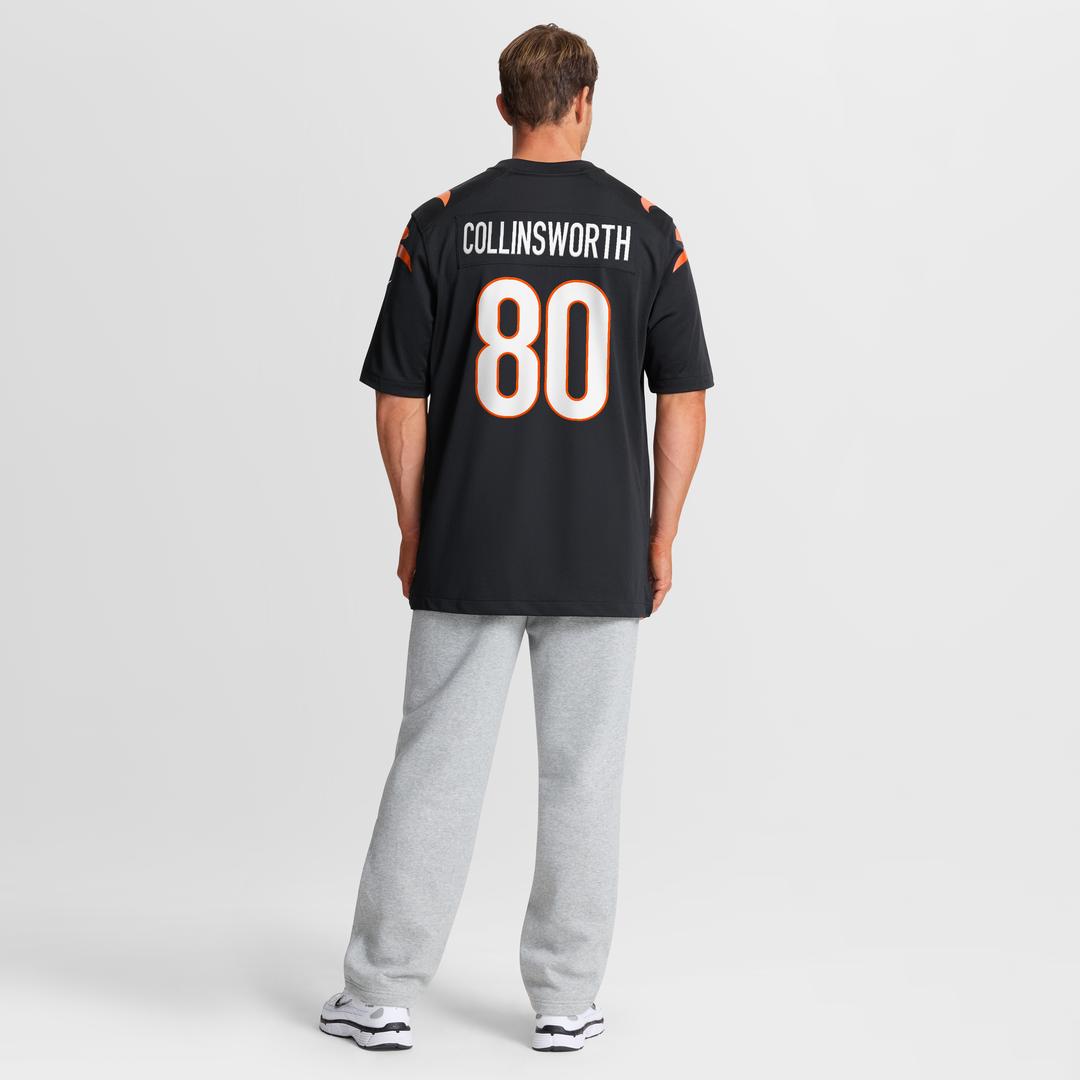 Cris Collinsworth Cincinnati Bengals Nike Black Team Retired Player Game Jersey