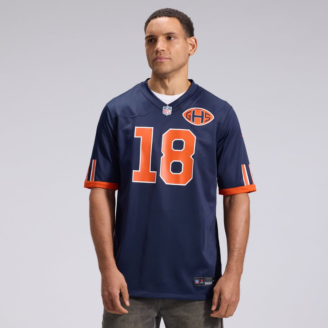 Caleb Williams Chicago Bears Nike Navy 2026 Rivalries Collection Game Jersey