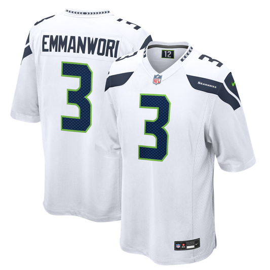 Nick Emmanwori Seattle Seahawks Nike White Game Jersey