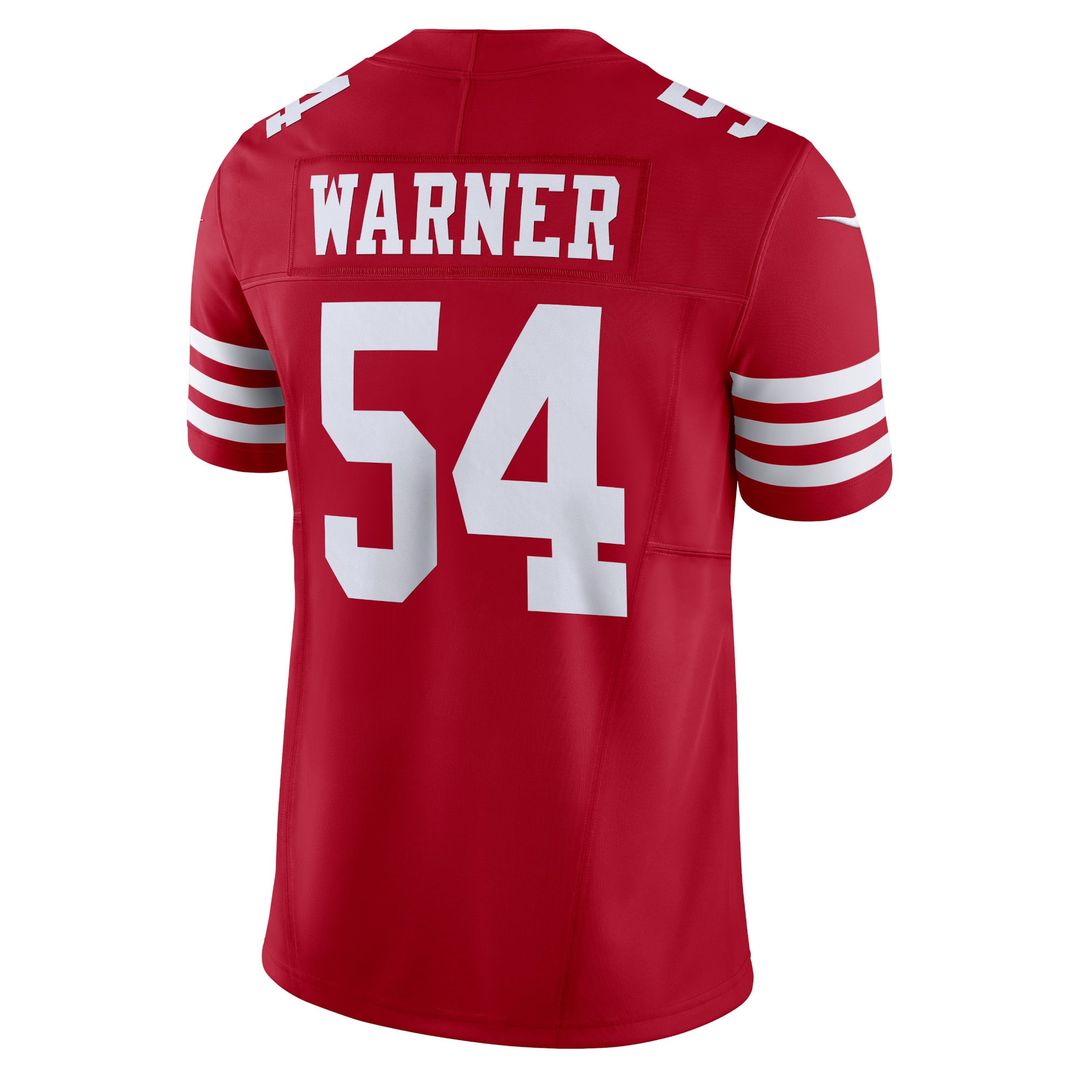 Fred Warner San Francisco 49ers Nike Scarlet Vapor F.U.S.E. Limited Jersey