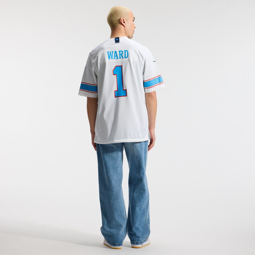 Cameron Ward Tennessee Titans Nike Light Blue Game Jersey
