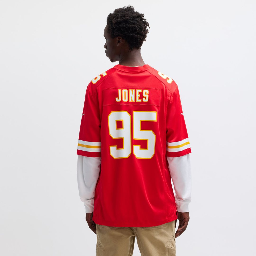 Chris Jones Kansas City Chiefs Nike Red Game Jersey
