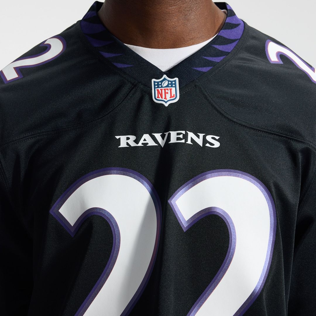 Derrick Henry Baltimore Ravens Nike Black Alternate Game Jersey