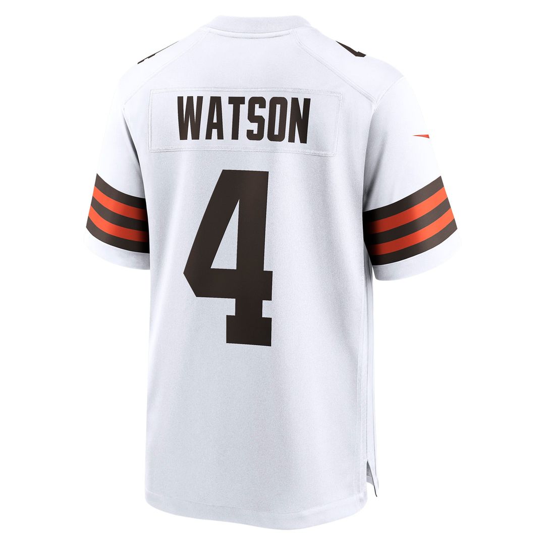 Deshaun Watson Cleveland Browns Nike White Game Jersey