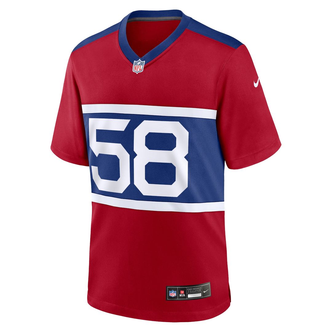 Bobby Okereke New York Giants Nike Century Red Alternate Player Game Jersey