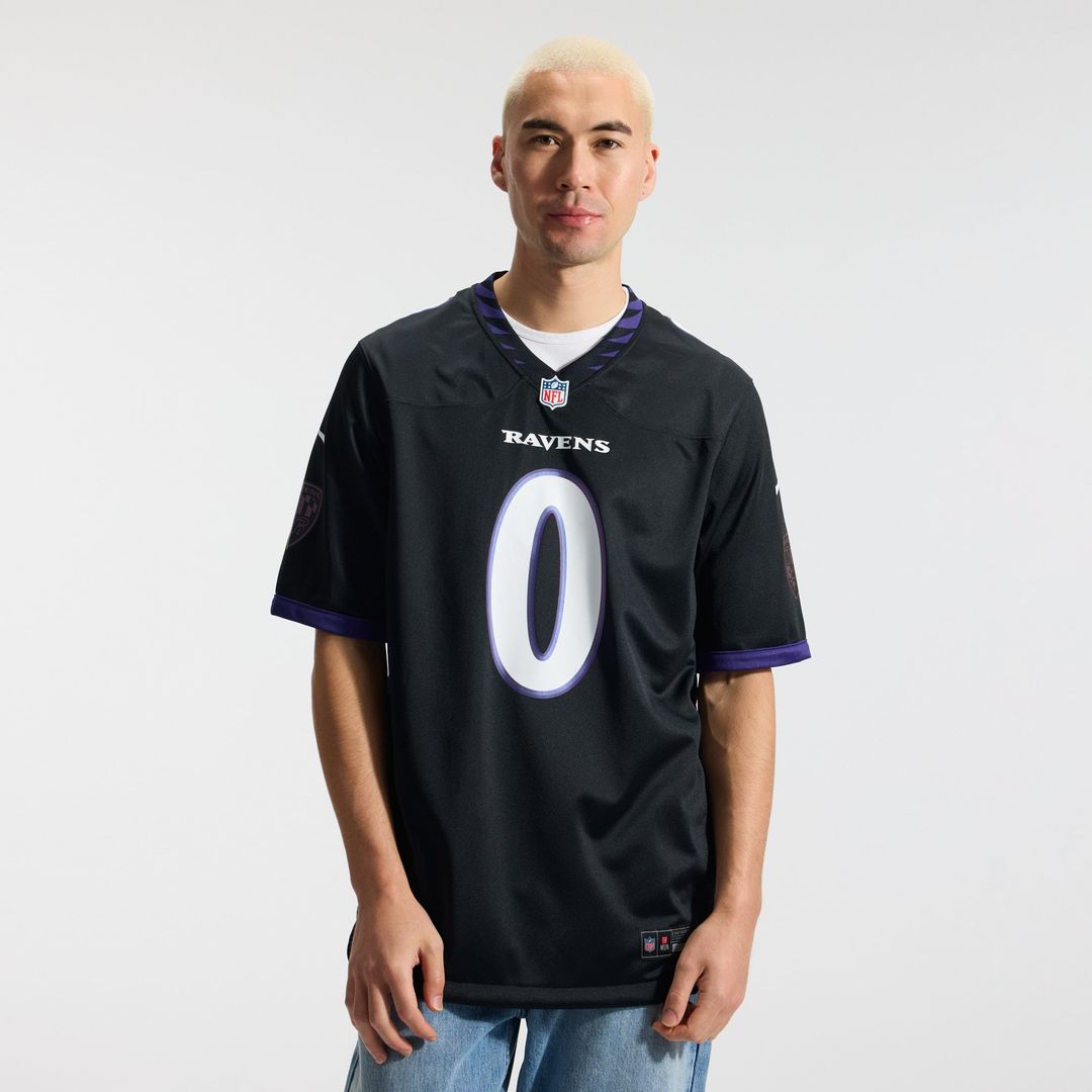 Roquan Smith Baltimore Ravens Nike Black Alternate Game Jersey