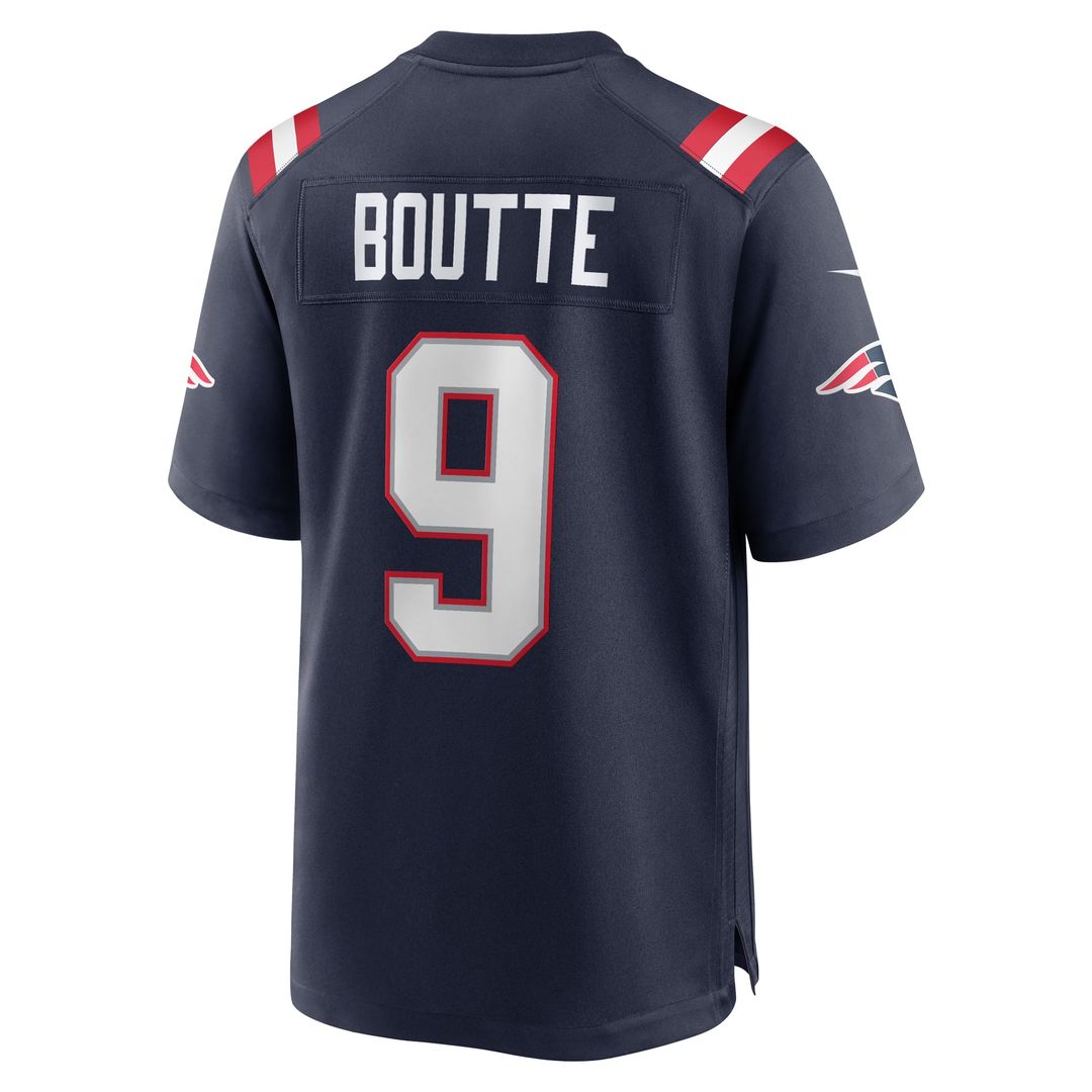 Kayshon Boutte New England Patriots Nike Navy Game Jersey