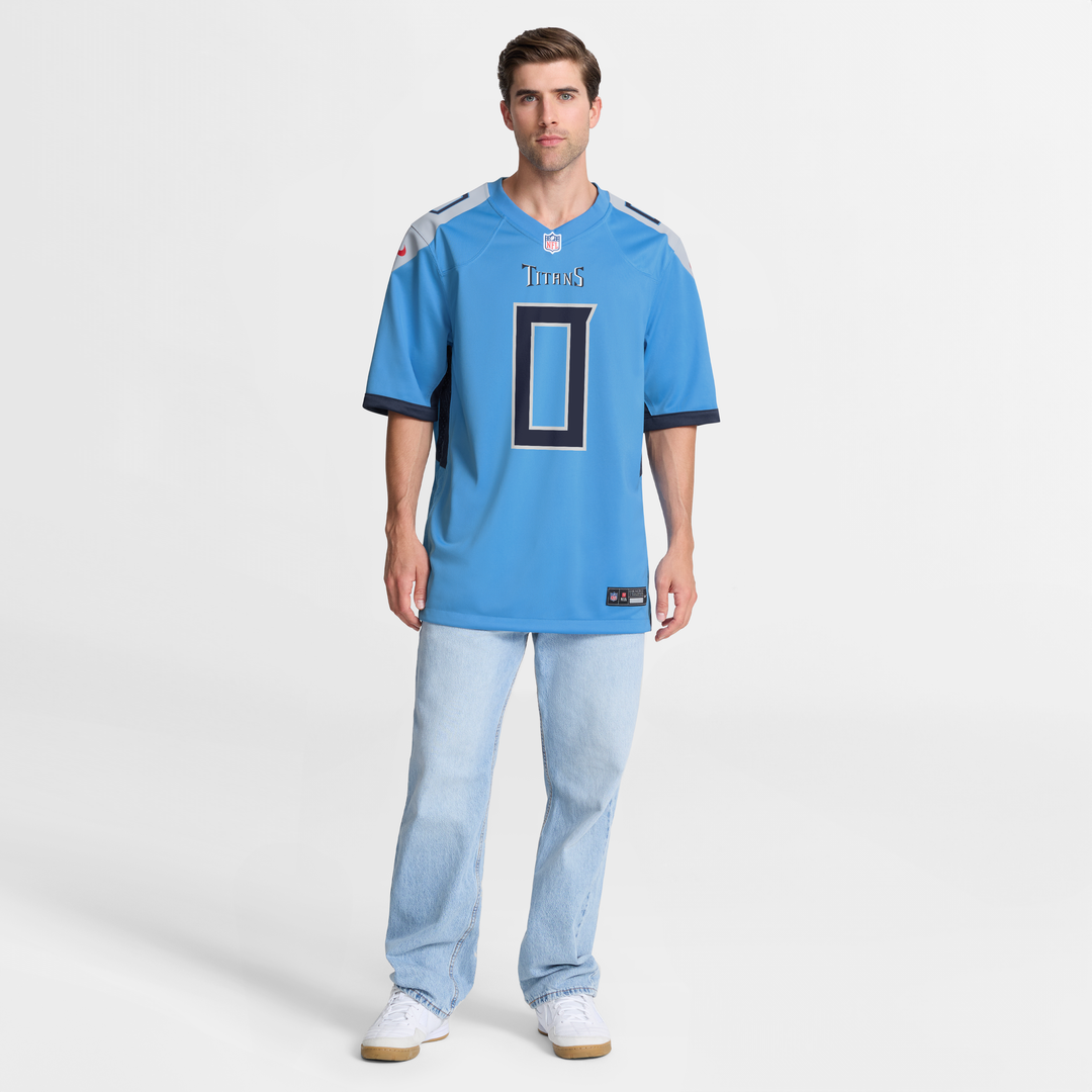 Calvin Ridley Tennessee Titans Nike Light Blue Team Game Jersey