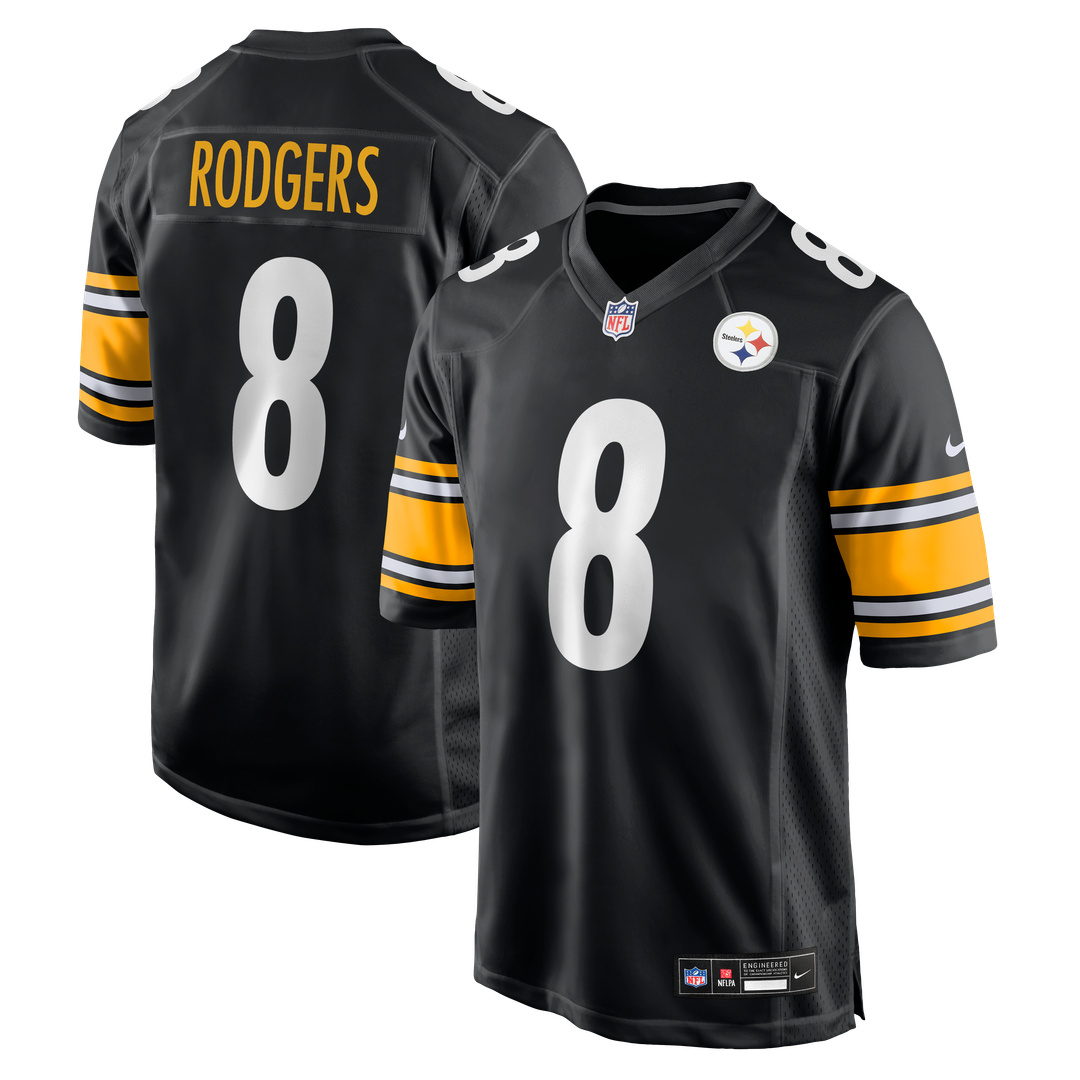 Aaron Rodgers Pittsburgh Steelers Nike Gold Alternate 1933 Throwback Game Jersey