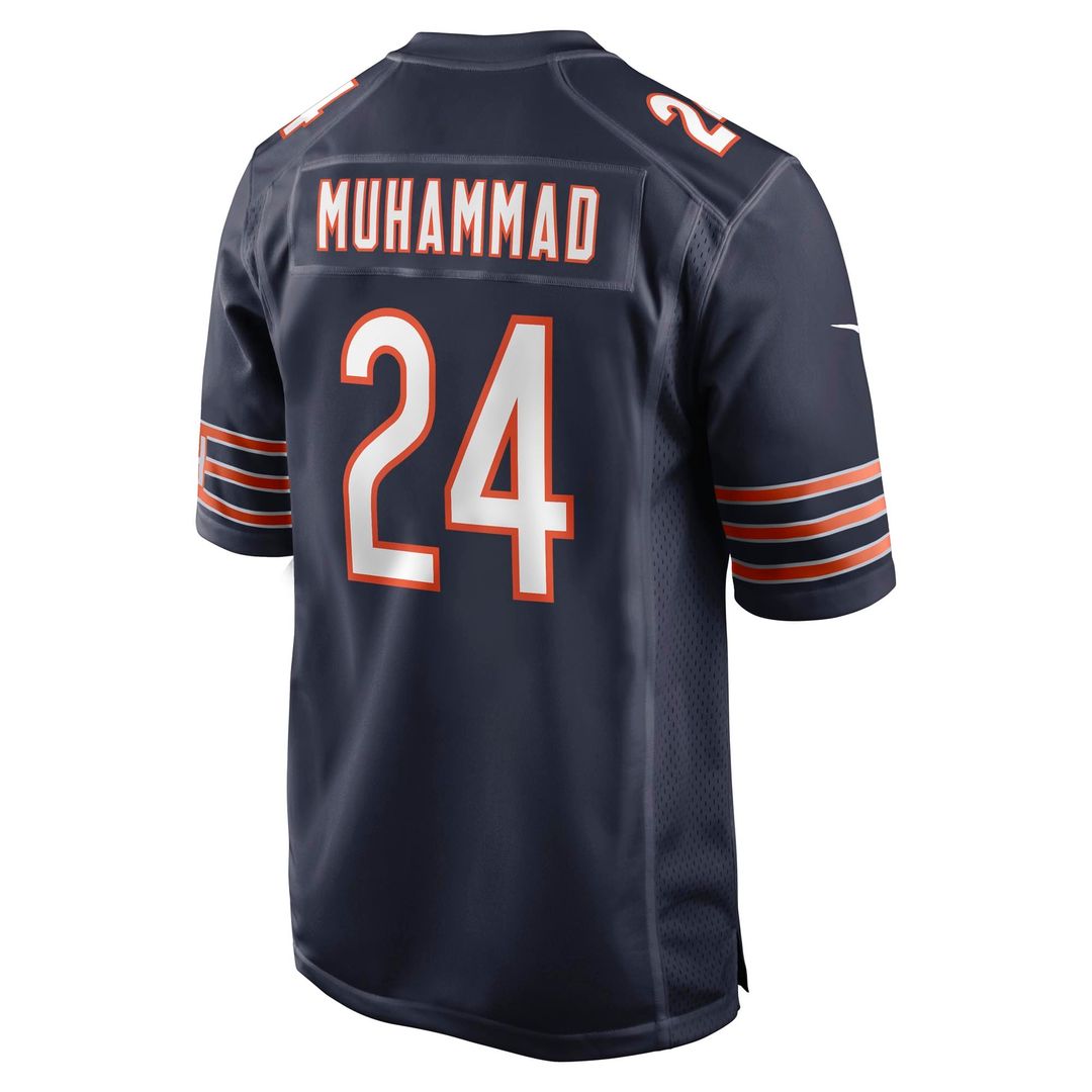 Malik Muhammad Chicago Bears Nike Navy Team Game Jersey