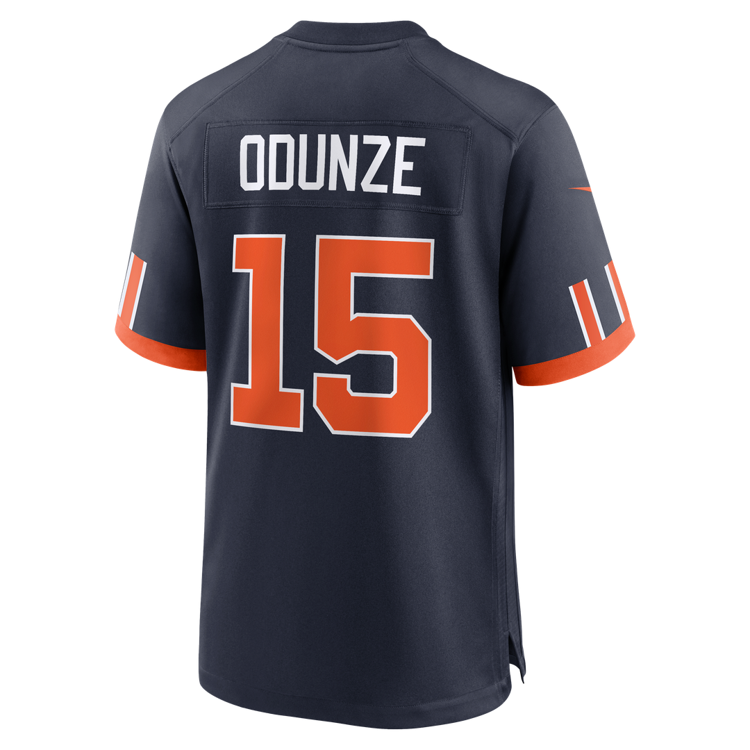 Rome Odunze Chicago Bears Nike Navy 2026 Rivalries Collection Game Jersey