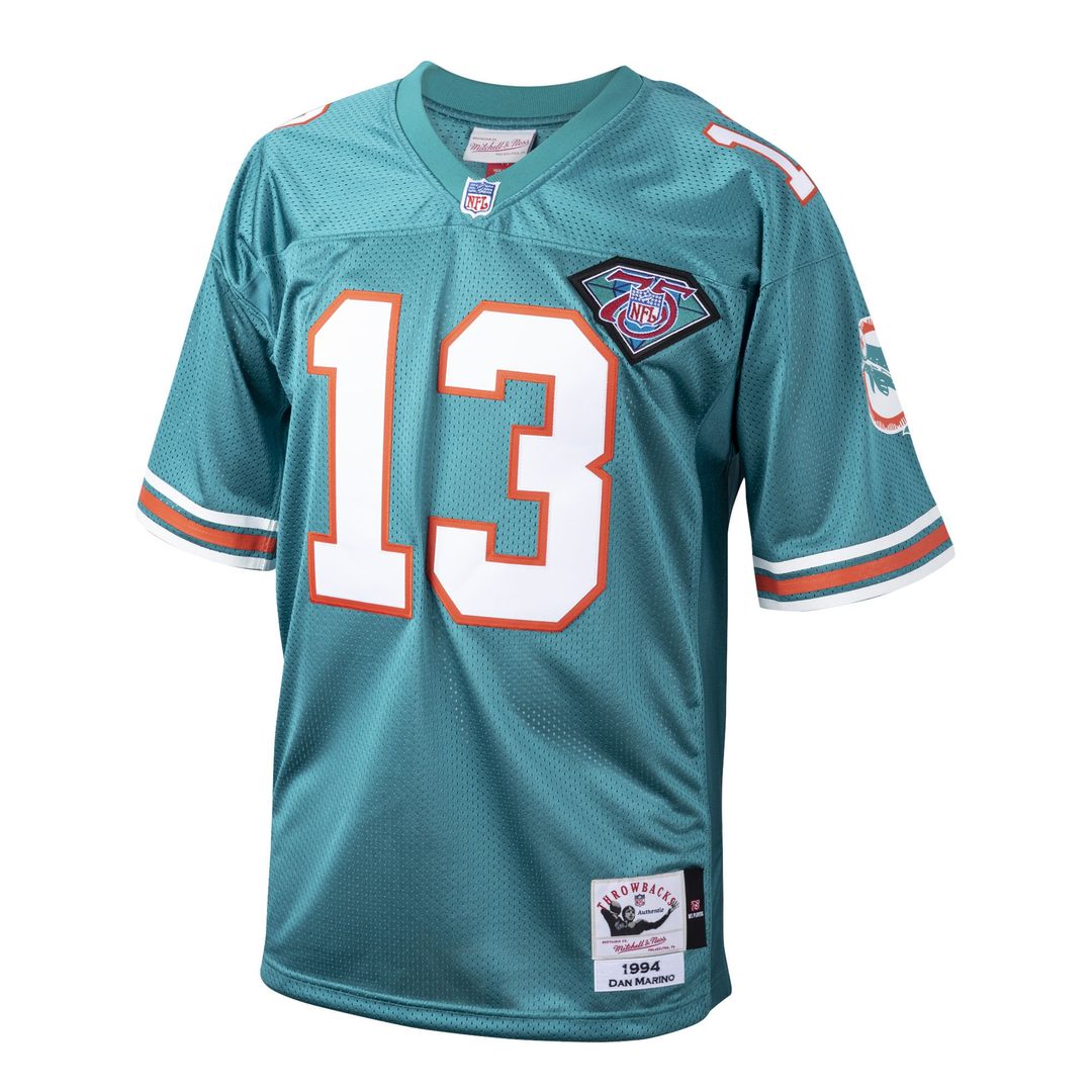 Dan Marino Miami Dolphins 1994 Mitchell & Ness Aqua Authentic Throwback Retired Player Jersey