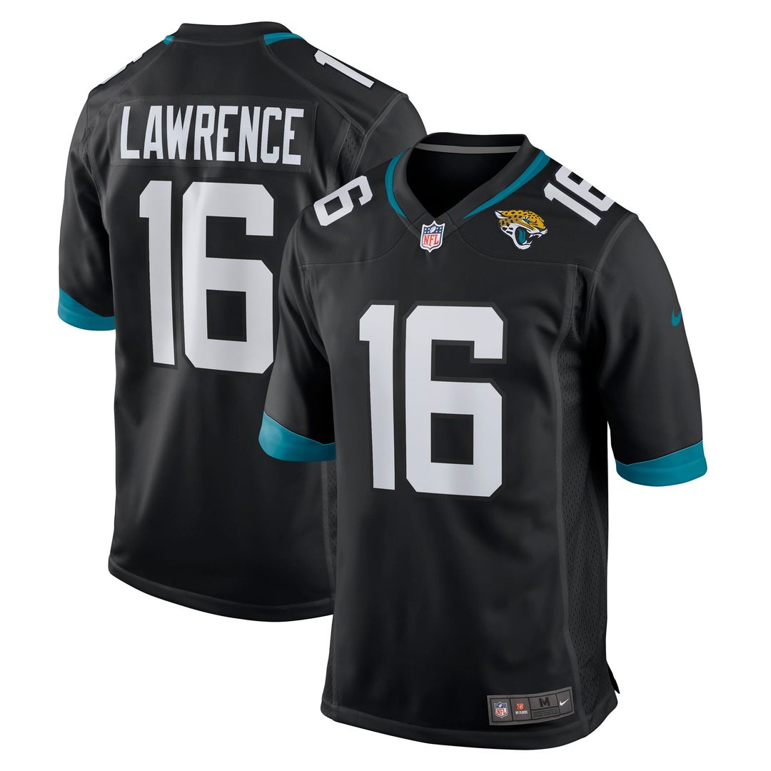 Trevor Lawrence Jacksonville Jaguars Nike Black Alternate Game Jersey