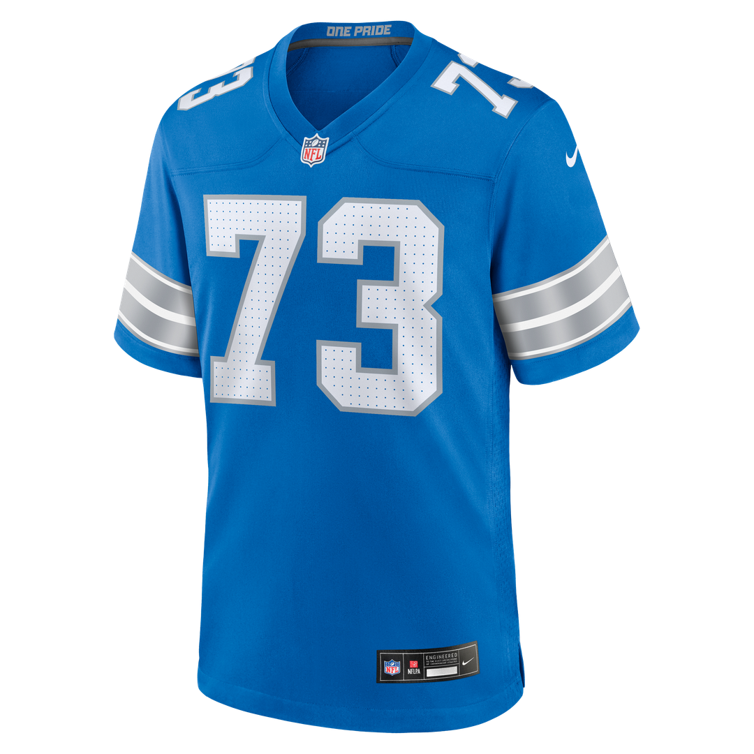Christian Mahogany Detroit Lions Nike Blue Team Game Jersey