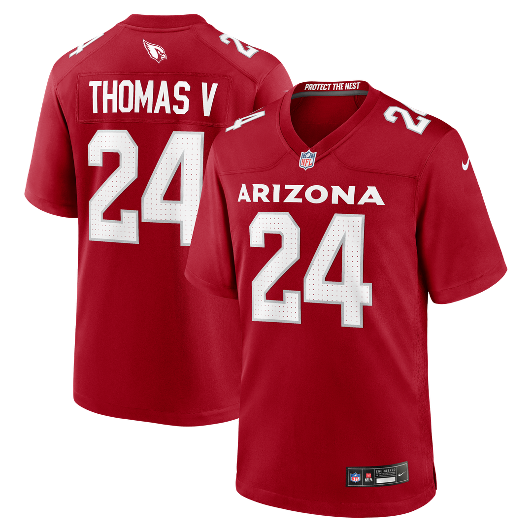 Starling Thomas V Arizona Cardinals Nike Cardinal Team Game Jersey