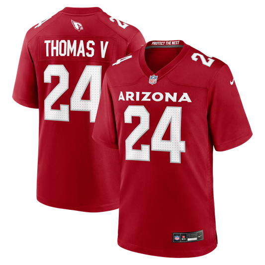 Starling Thomas V Arizona Cardinals Nike Cardinal Team Game Jersey