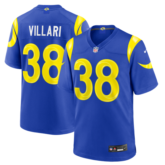 Dan Villari Los Angeles Rams Nike Royal Game Jersey