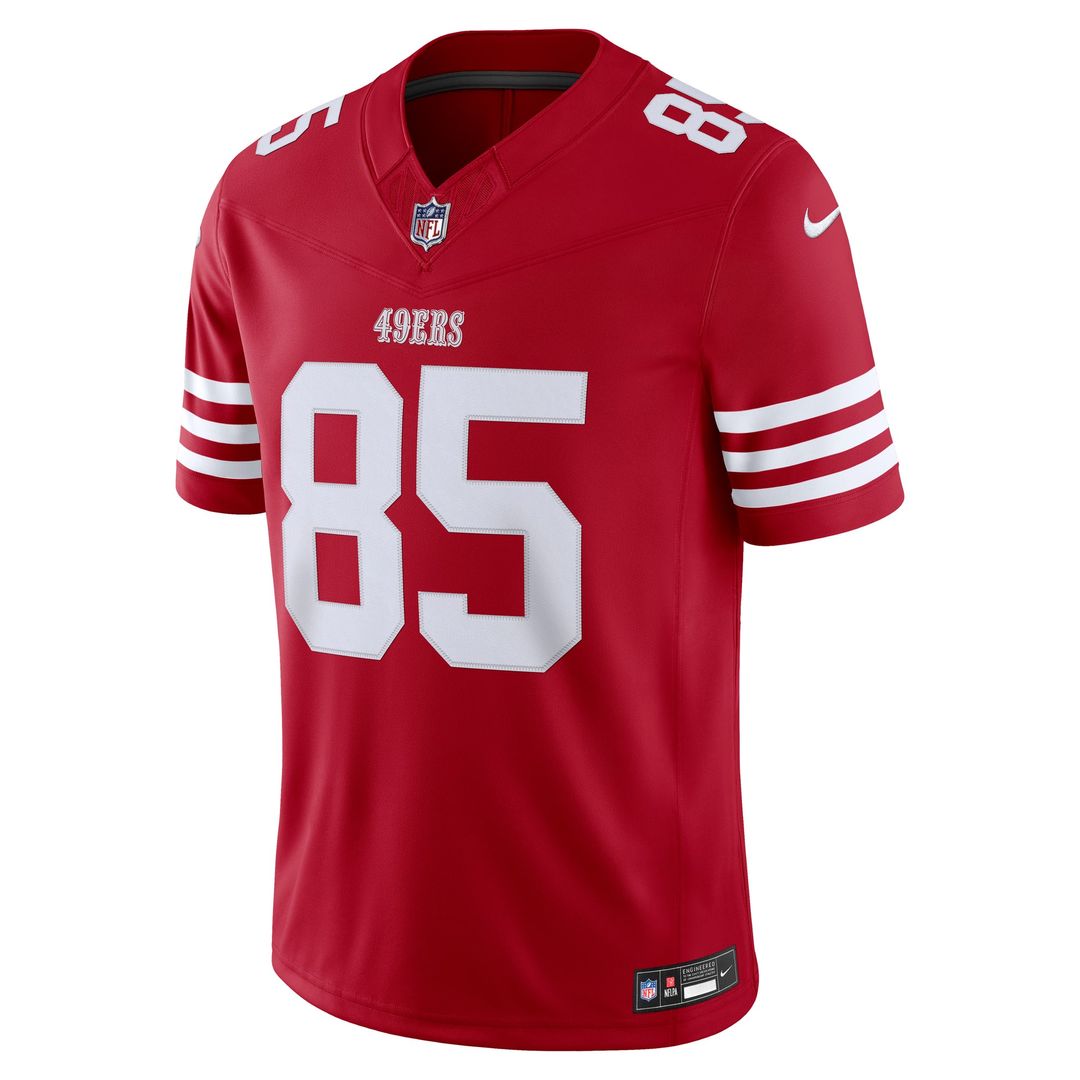 George Kittle San Francisco 49ers Nike White Alternate Vapor F.U.S.E. Stitched Limited Jersey