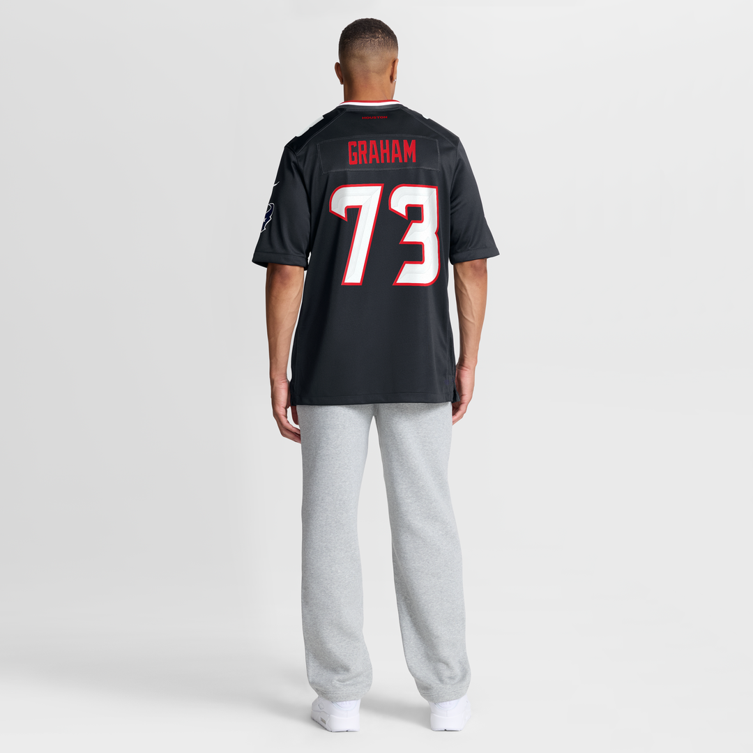 Derrick Graham Houston Texans Nike Navy Team Game Jersey