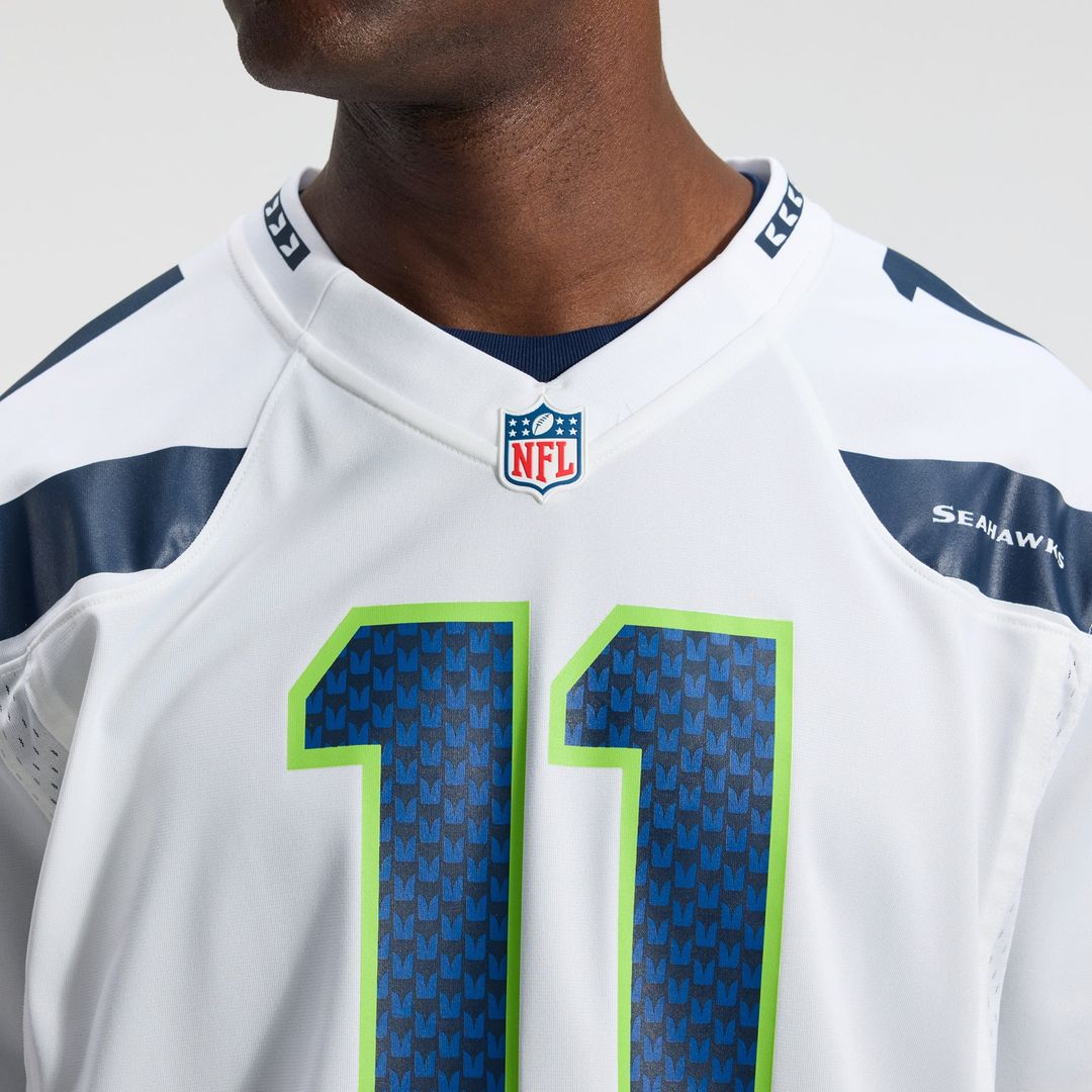 Jaxon Smith-Njigba Seattle Seahawks Nike White Game Jersey