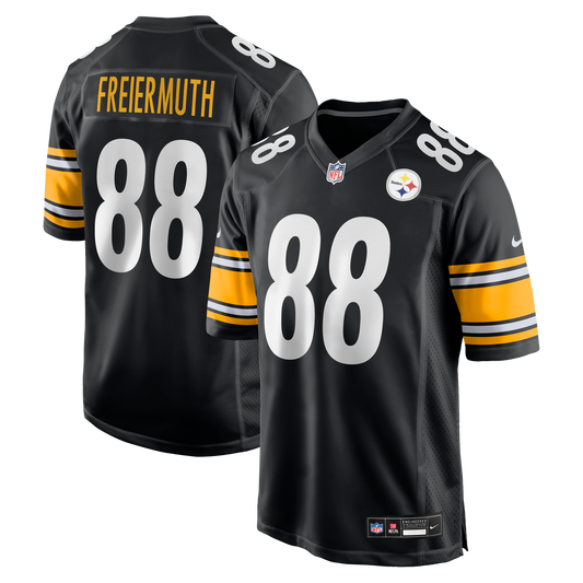 Pat Freiermuth Pittsburgh Steelers Nike Black Game Jersey