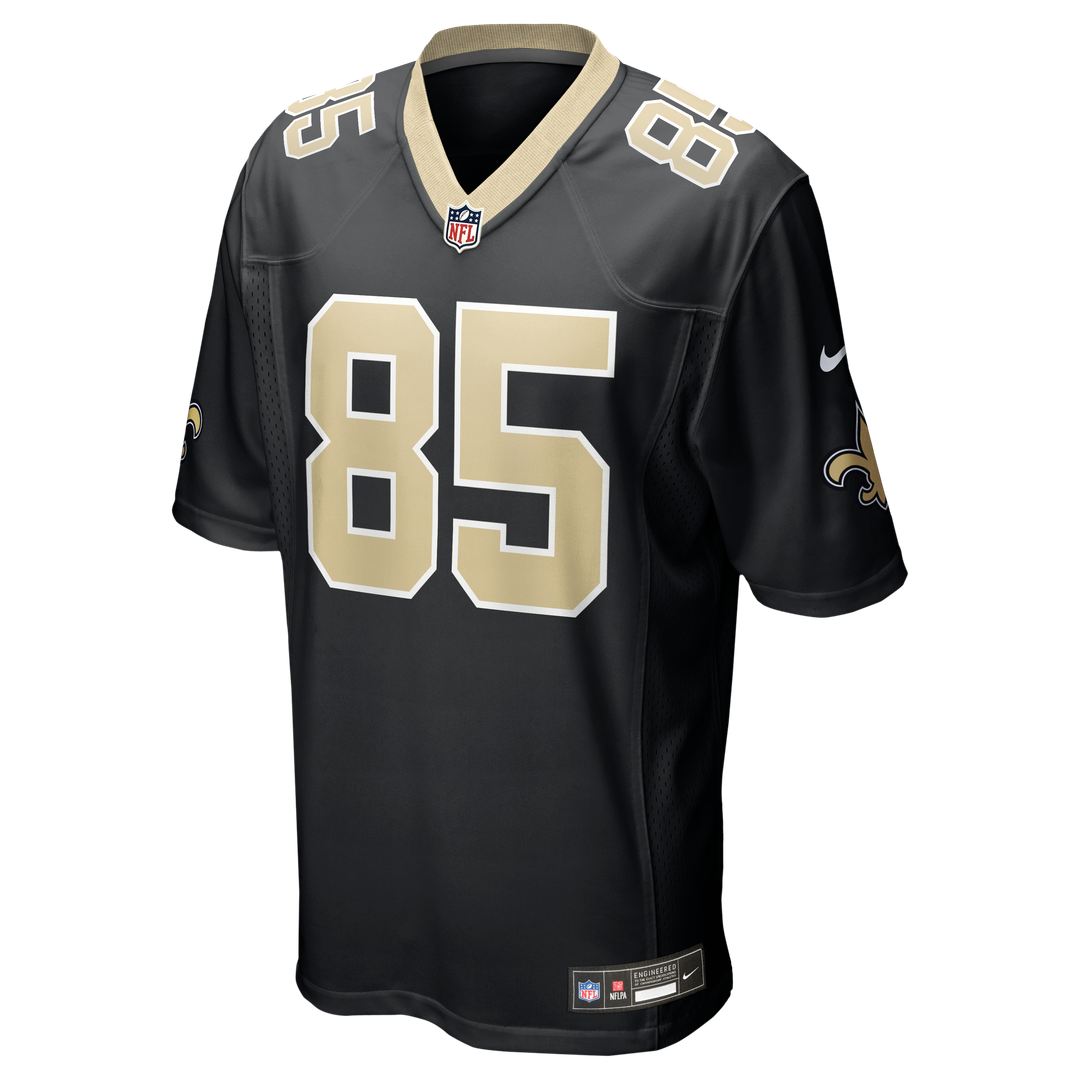Jontre Kirklin New Orleans Saints Nike Black Team Game Jersey