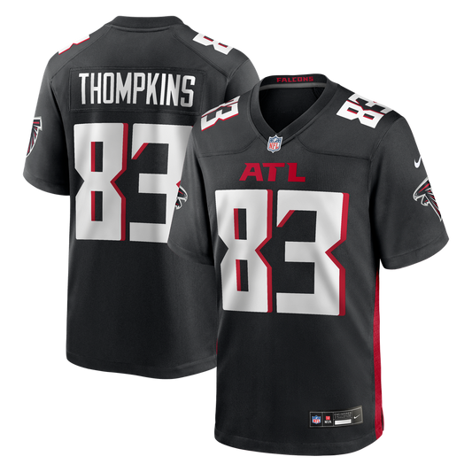 Deven Thompkins Atlanta Falcons Nike Black Team Game Jersey
