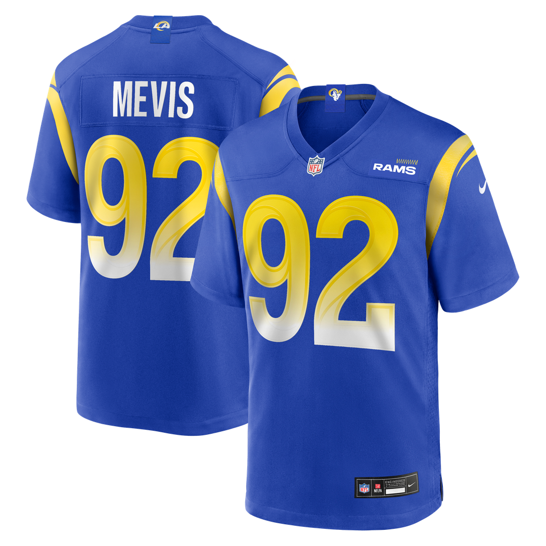 Harrison Mevis Los Angeles Rams Nike Royal Team Game Jersey