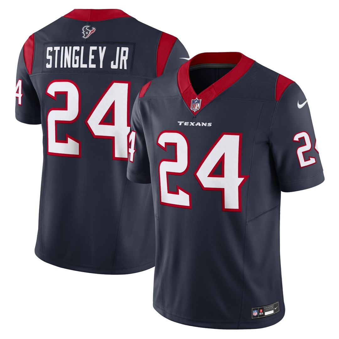 Derek Stingley Jr. Houston Texans Nike Navy Vapor F.U.S.E. Limited Jersey