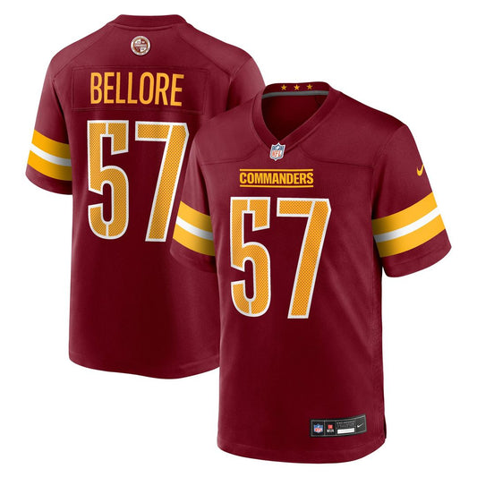 Nick Bellore Washington Commanders Nike Burgundy Team Game Jersey