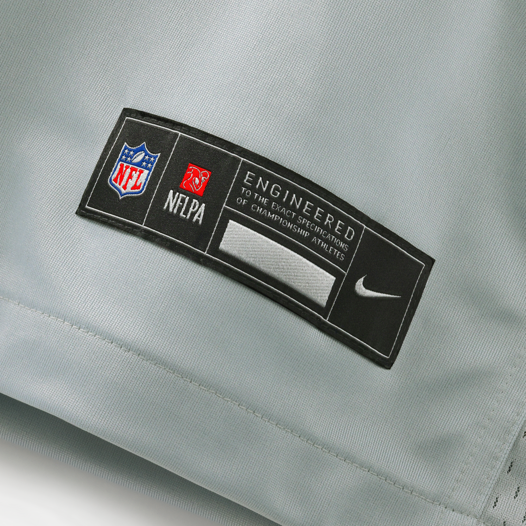 Jack Campbell Detroit Lions Nike Silver 2026 Rivalries Collection Game Jersey