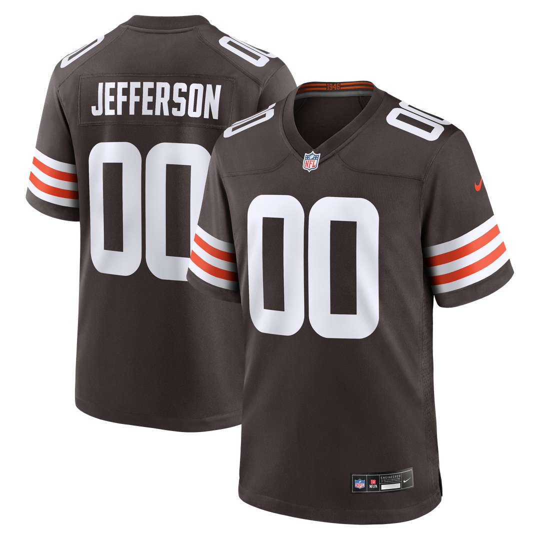 Justin Jefferson Cleveland Browns Nike Brown Game Jersey