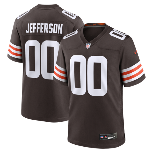 Justin Jefferson Cleveland Browns Nike Brown Game Jersey