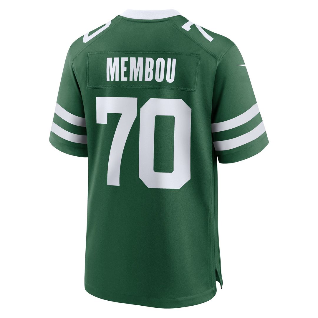 Armand Membou New York Jets Nike Green Team Game Jersey