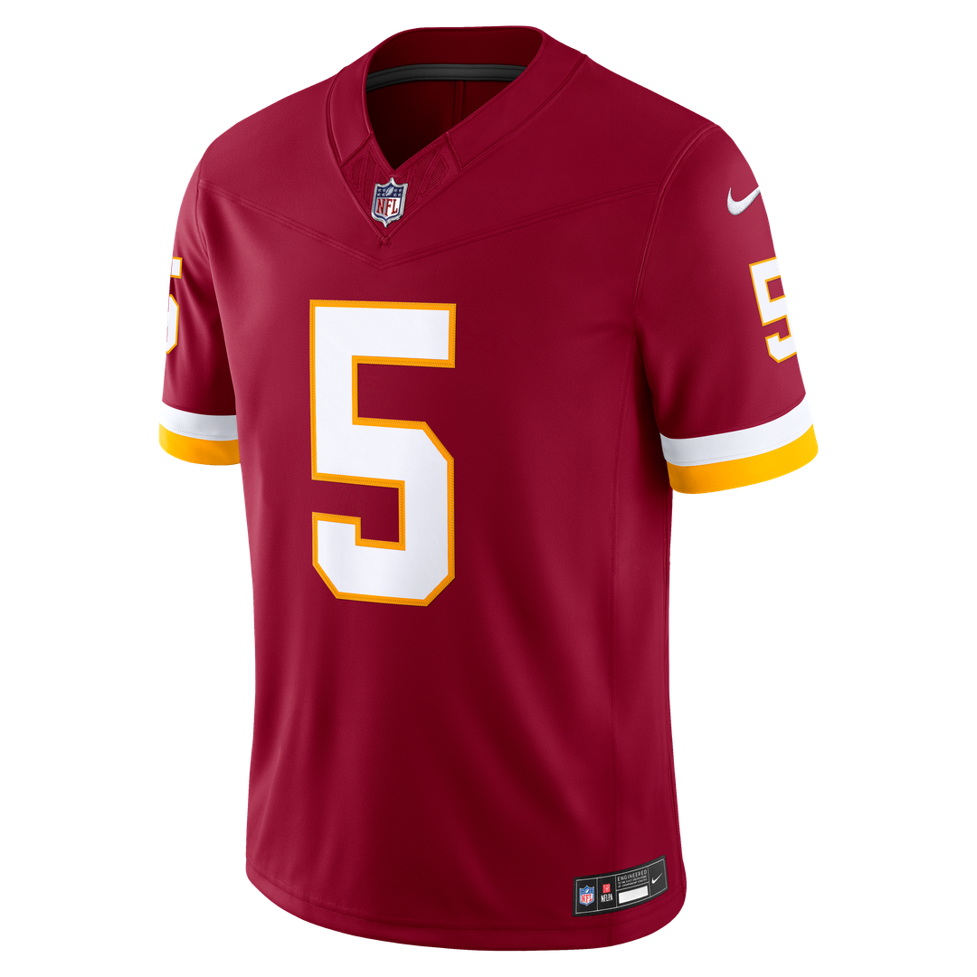 Jayden Daniels Washington Commanders Nike Burgundy Team Vapor F.U.S.E. Stitched Limited Jersey