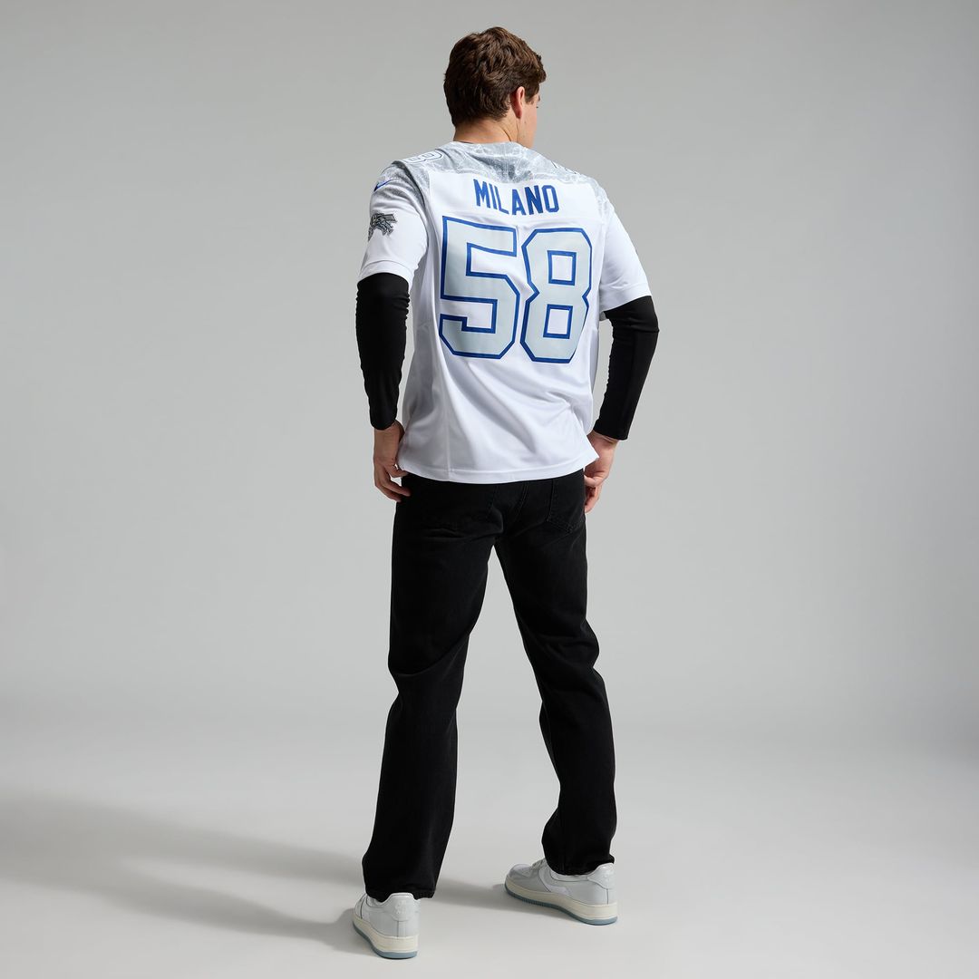 Matt Milano Buffalo Bills Nike White Rivalries Collection Stitched Limited Jersey