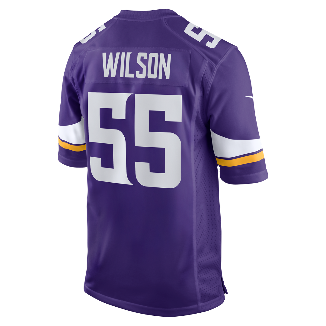 Eric Wilson Minnesota Vikings Nike Purple Team Game Jersey