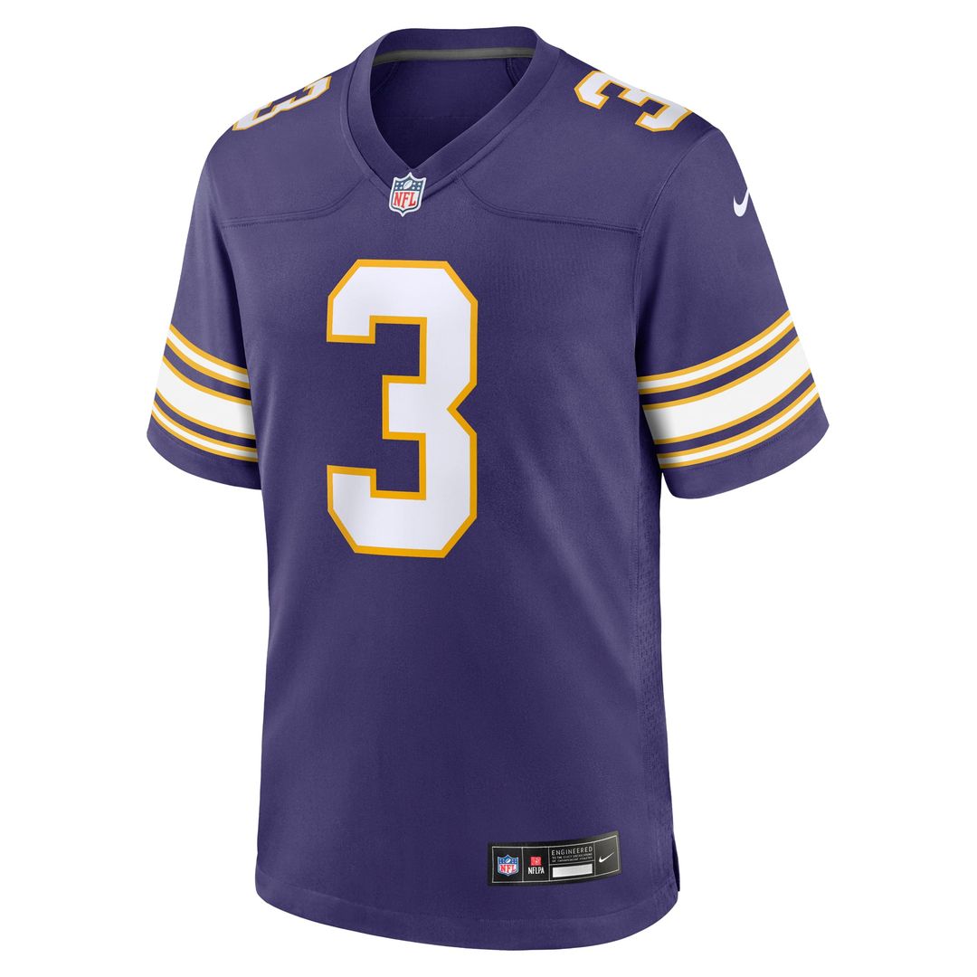 Jordan Addison Minnesota Vikings Nike Purple Alternate Game Jersey