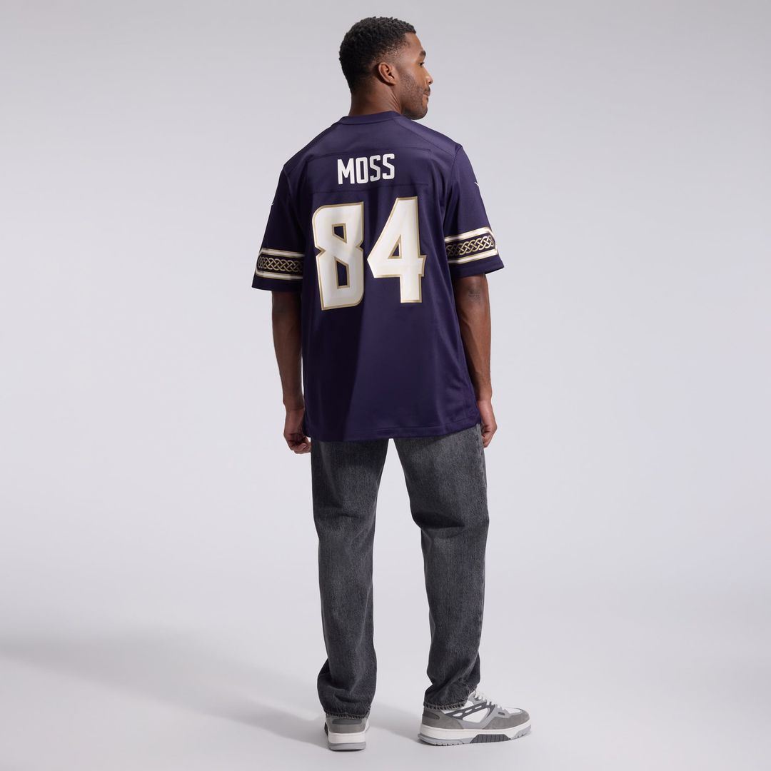 Randy Moss Minnesota Vikings Nike Purple 2026 Rivalries Collection Game Jersey
