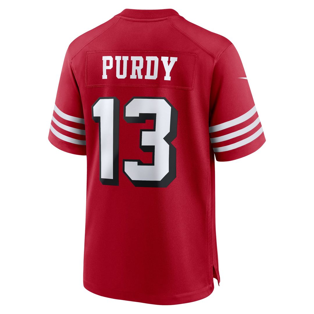 Brock Purdy San Francisco 49ers Nike Scarlet Alternate Game Player Jersey
