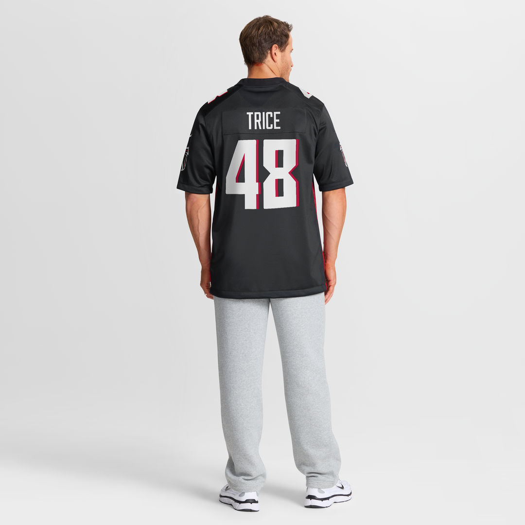 Bralen Trice Atlanta Falcons Nike Black Team Game Jersey