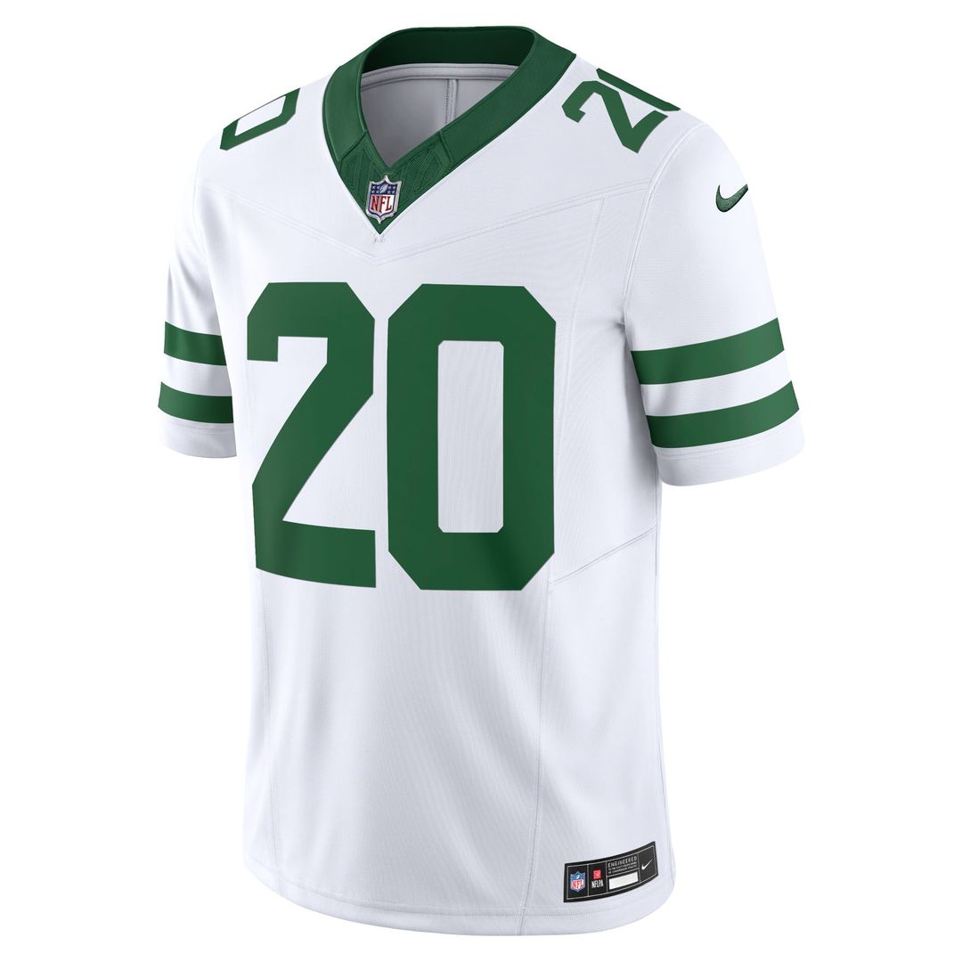 Breece Hall New York Jets Nike Legacy White Vapor F.U.S.E. Limited Jersey