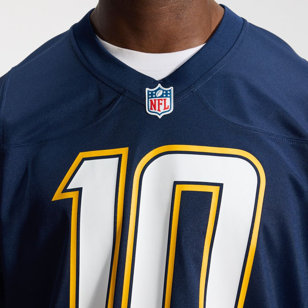 Justin Herbert Los Angeles Chargers Nike Powder Blue Player Game Jersey