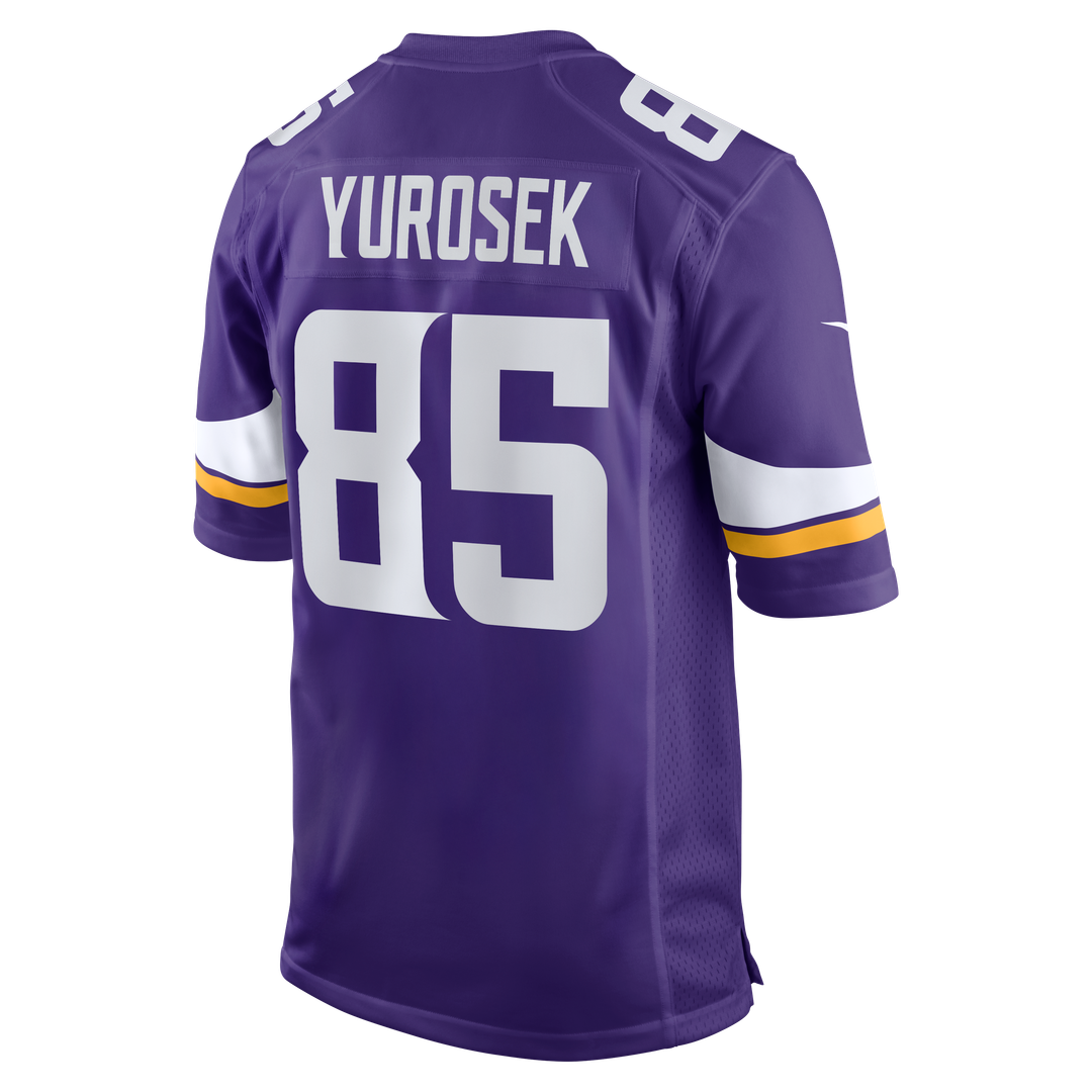 Ben Yurosek Minnesota Vikings Nike Purple Team Game Jersey