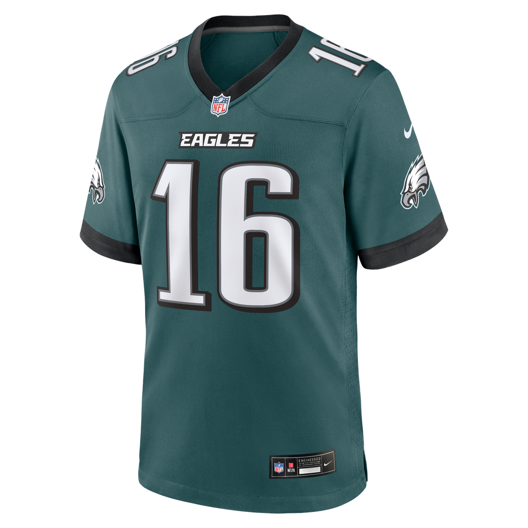 Tanner McKee Philadelphia Eagles Nike Midnight Green Team Game Jersey