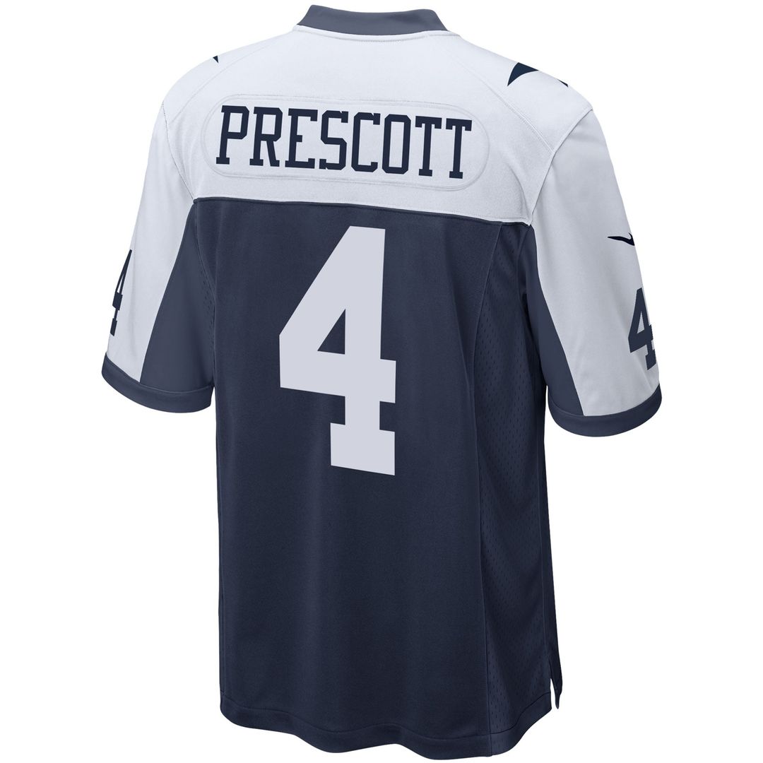 Dak Prescott Dallas Cowboys Nike White Alternate Game Team Jersey