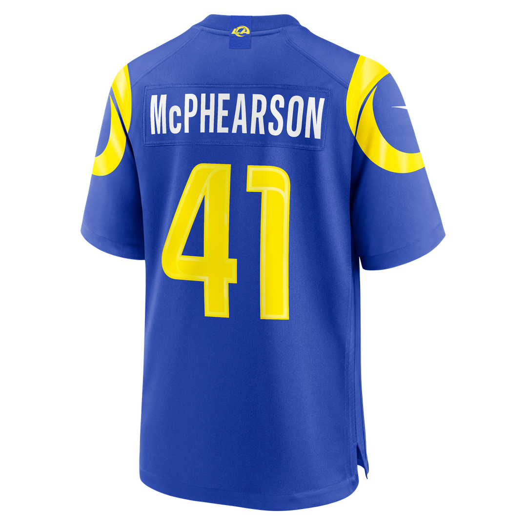 Zech McPhearson Los Angeles Rams Nike Royal Team Game Jersey