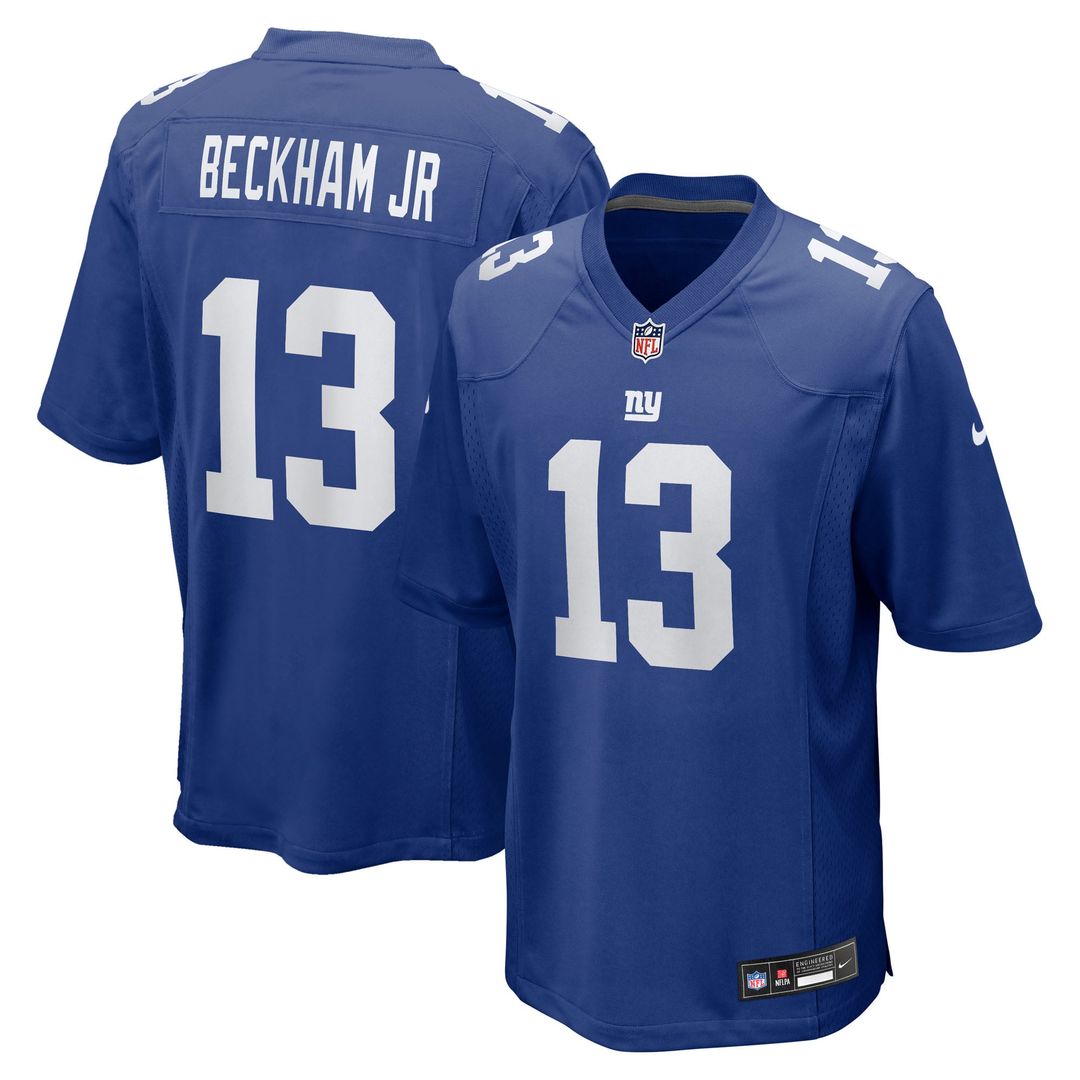 Odell Beckham Jr. New York Giants Nike Royal Team Game Jersey